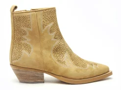 Alpe 5235 Beige Boots et Bottines à Talons Femme