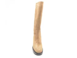 Alpe 5218 Beige Bottes à Talons Femme