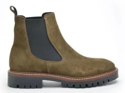 Alpe 2609 Chelsea Kaki Boots et Bottines Plates Femme