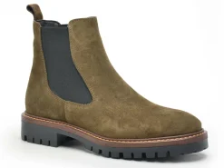Alpe 2609 Chelsea Kaki Boots et Bottines Plates Femme