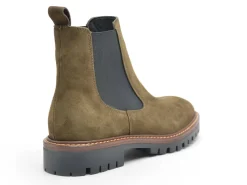 Alpe 2609 Chelsea Kaki Boots et Bottines Plates Femme