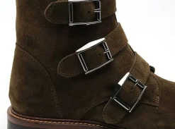 Alpe 5209 Kaki Boots et Bottines Plates Femme