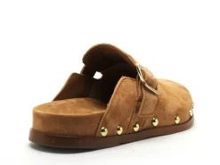 Alpe 5395 Marron Mules et Sabots Plats Femme