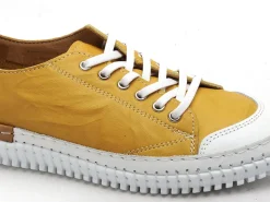 Andrea Conti 0029017 Jaune Baskets Basses Femme