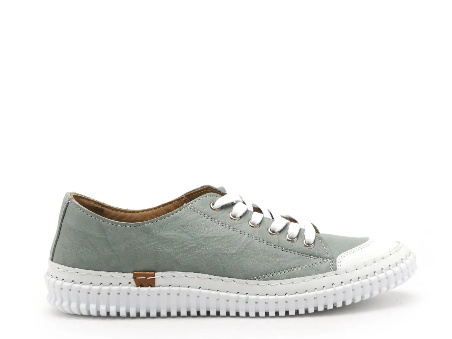 Andrea Conti 0029017 Kaki Baskets Basses Femme