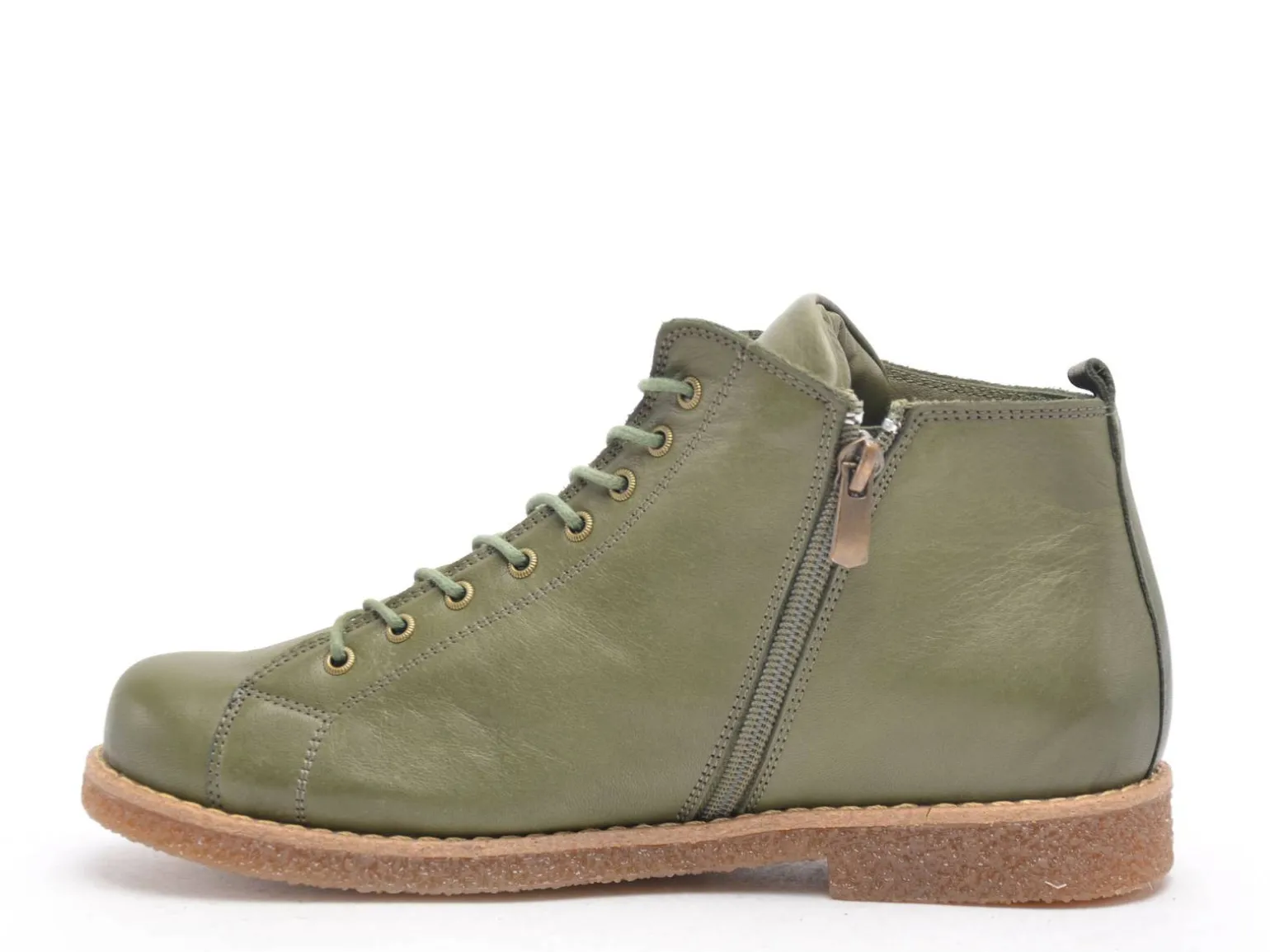 Andrea Conti 0340020 Kaki Boots et Bottines Plates Femme