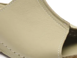 Andrea Conti 0027423 Kaki Mules et Sabots Plats Femme