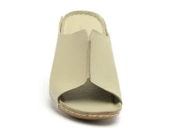 Andrea Conti 0027423 Kaki Mules et Sabots Plats Femme
