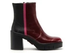 Art BERNA 1974 Bordeaux Boots et Bottines à Talons Femme