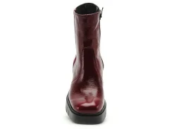 Art BERNA 1974 Bordeaux Boots et Bottines à Talons Femme