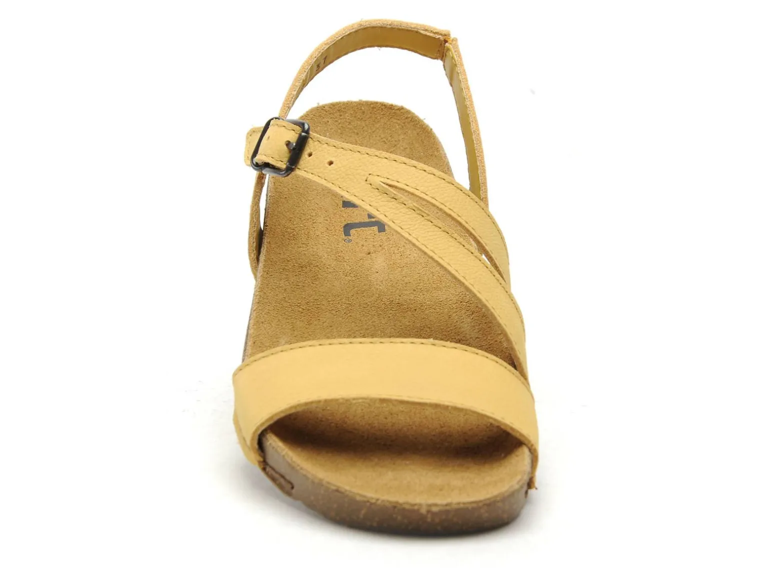 Art I BREATHE 1045 Jaune Sandales Plates Femme