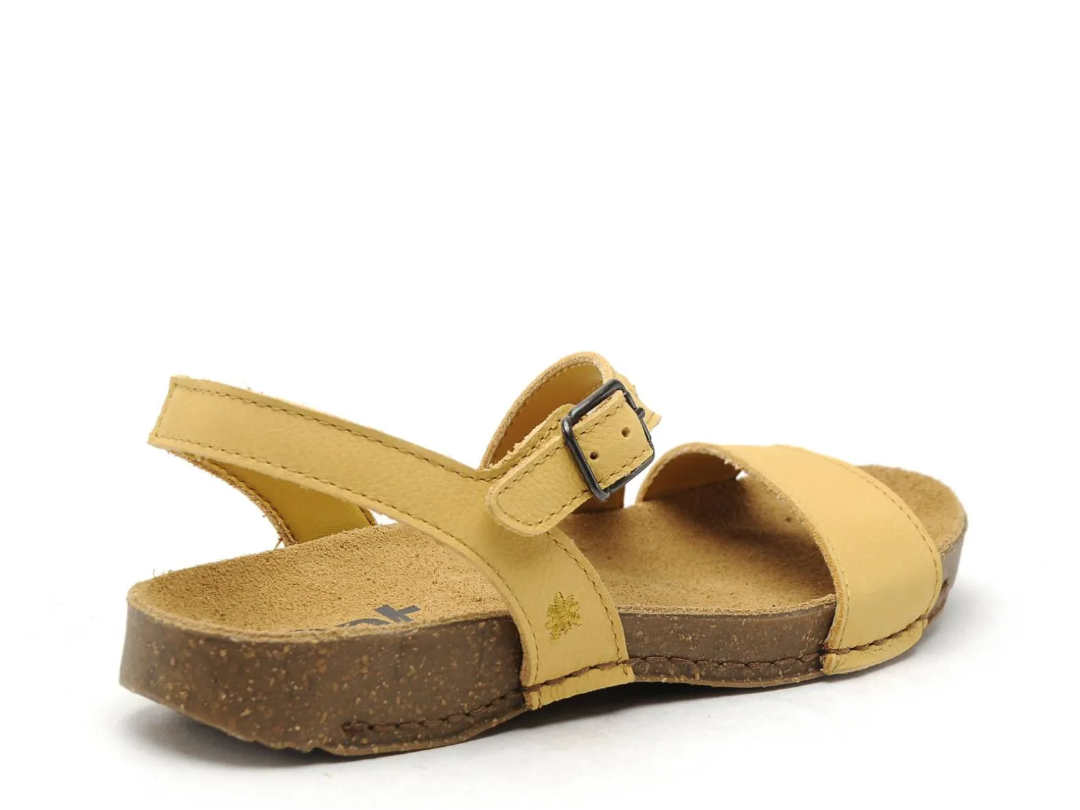Art I BREATHE 1045 Jaune Sandales Plates Femme