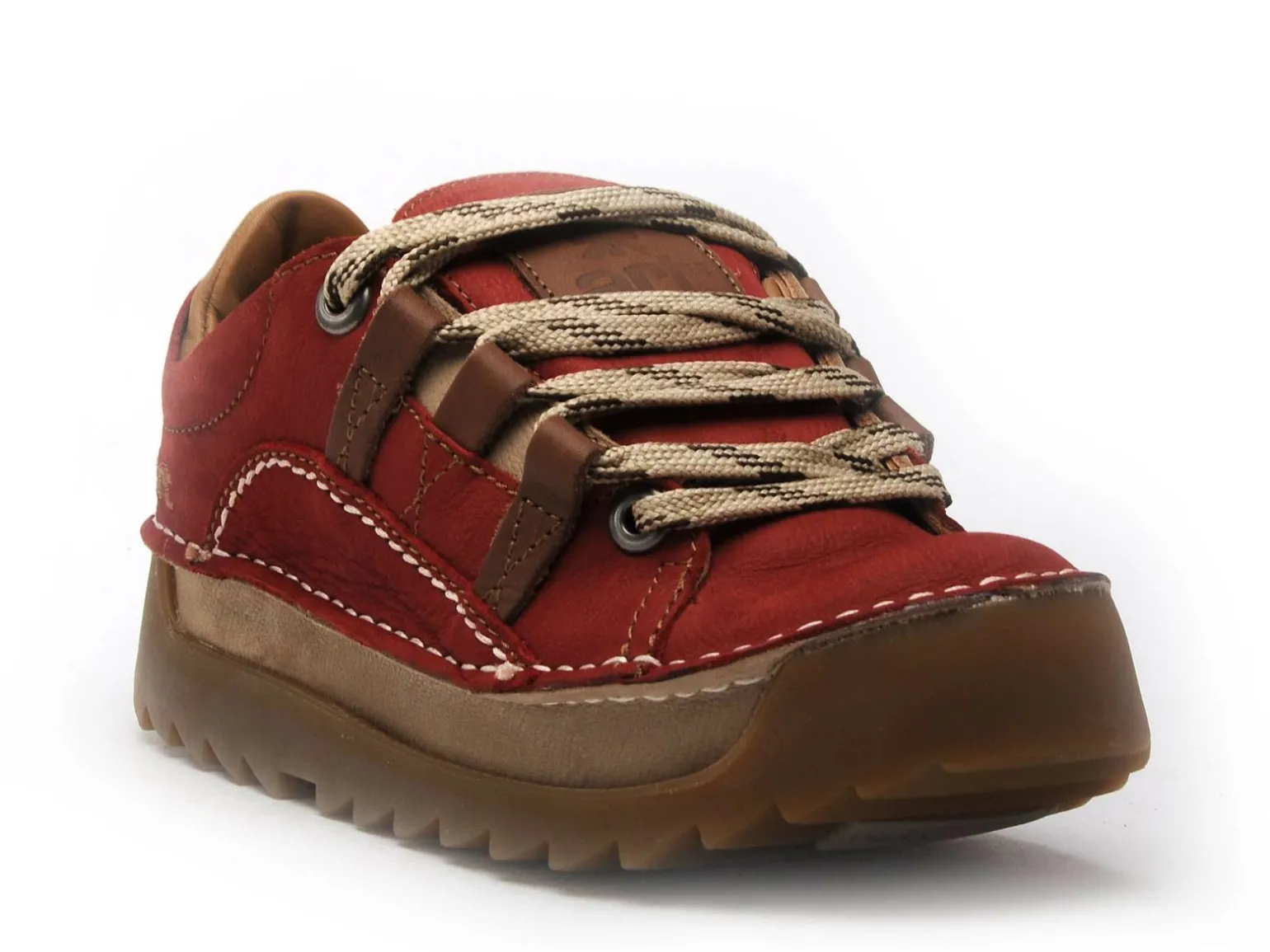 Art 590 PLEASANT F Rouge Baskets Basses Femme