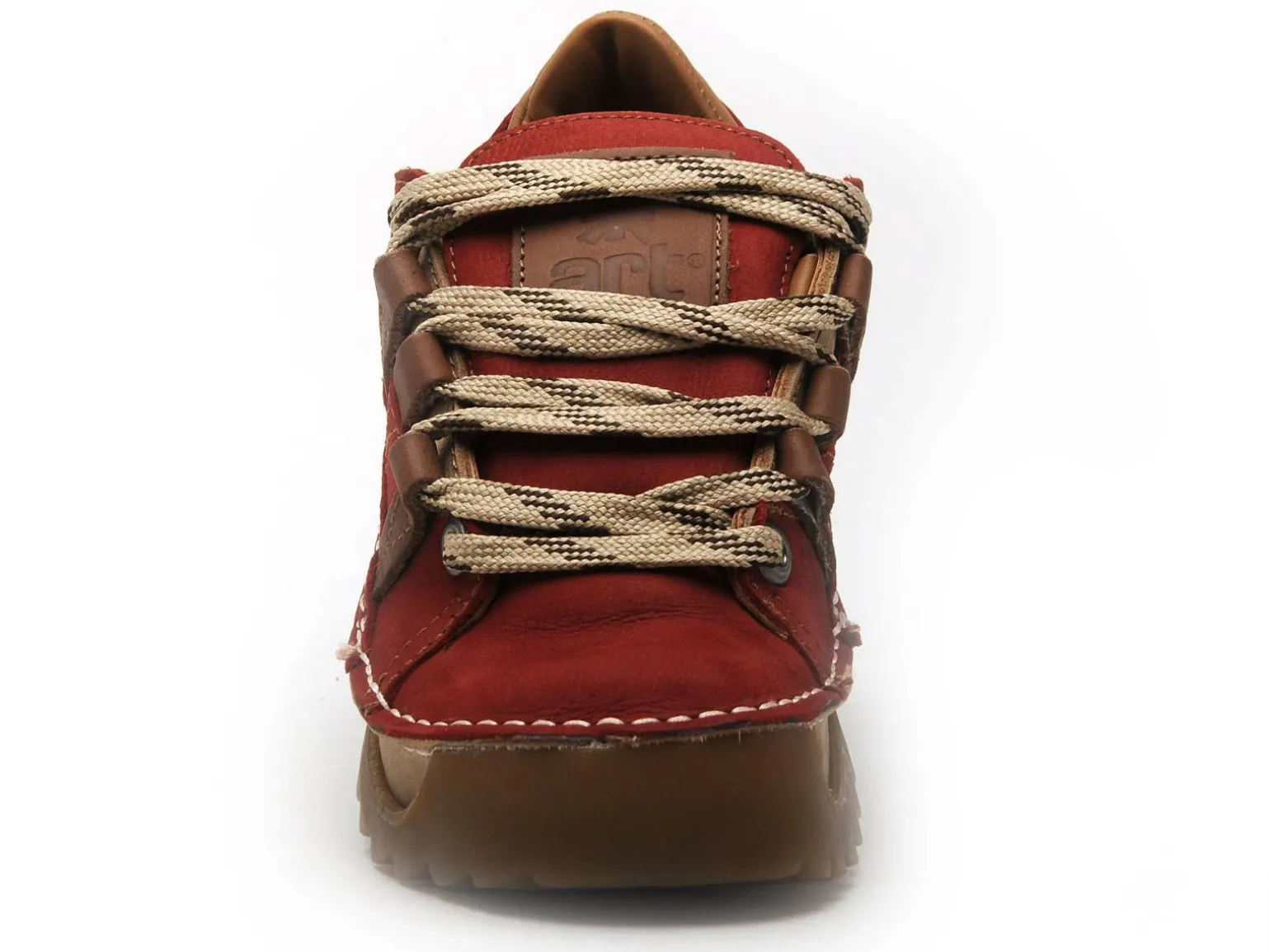 Art 590 PLEASANT F Rouge Baskets Basses Femme
