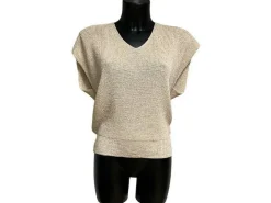 Atelier de Mila Top Beige 2442 T-Shirts Femme