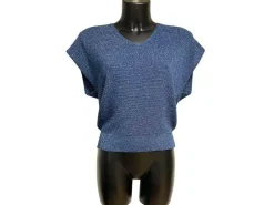 Atelier de Mila Top Bleu 2442 T-Shirts Femme