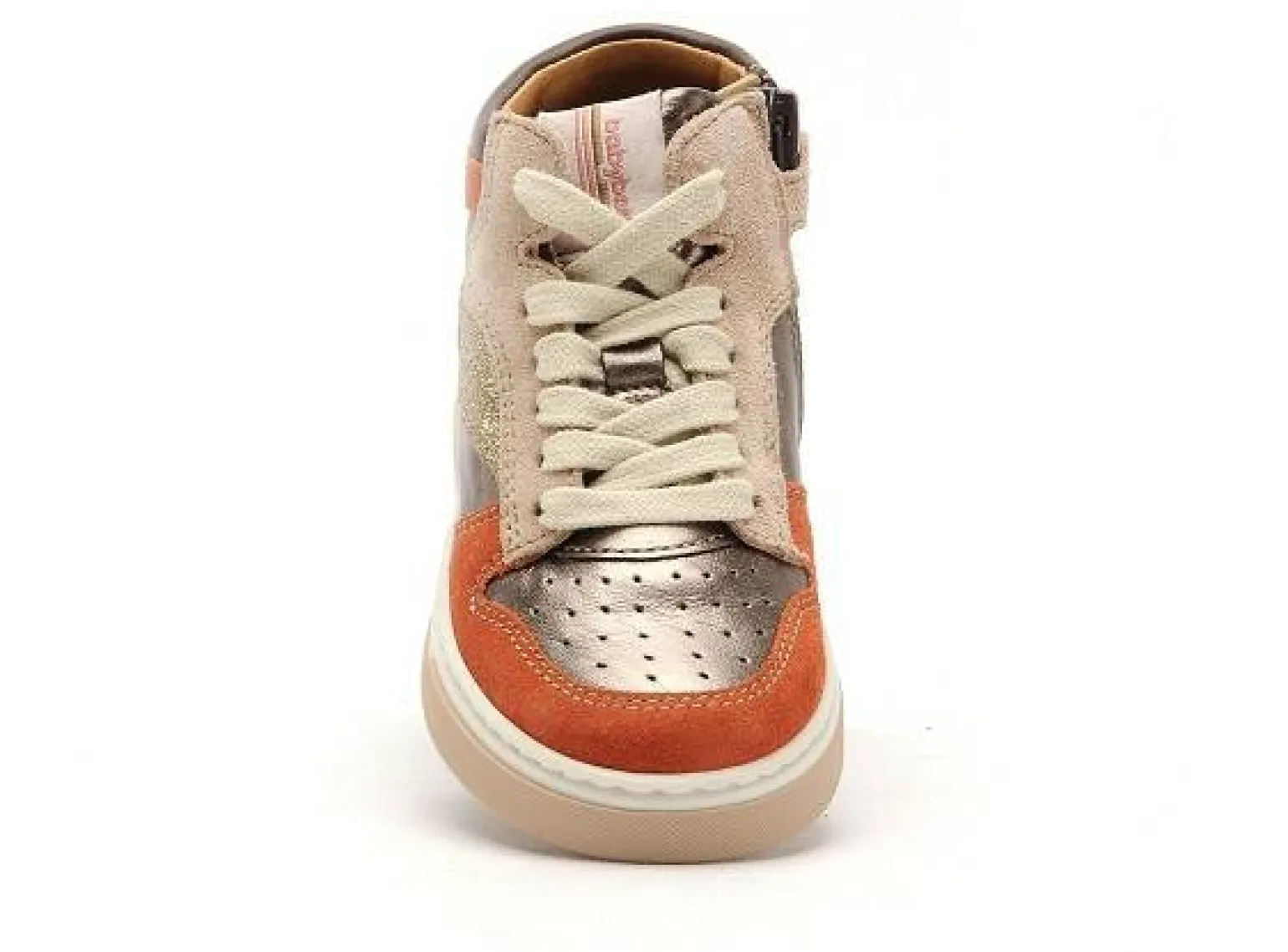 Babybotte AMERICAN 5170 Or Baskets Montantes Fille