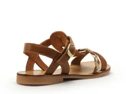 Babybotte YESS Marron Sandales Fille