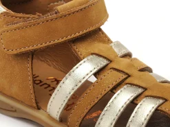 Bellamy BABY MARCHE PAILLETTE Marron Sandales Fille