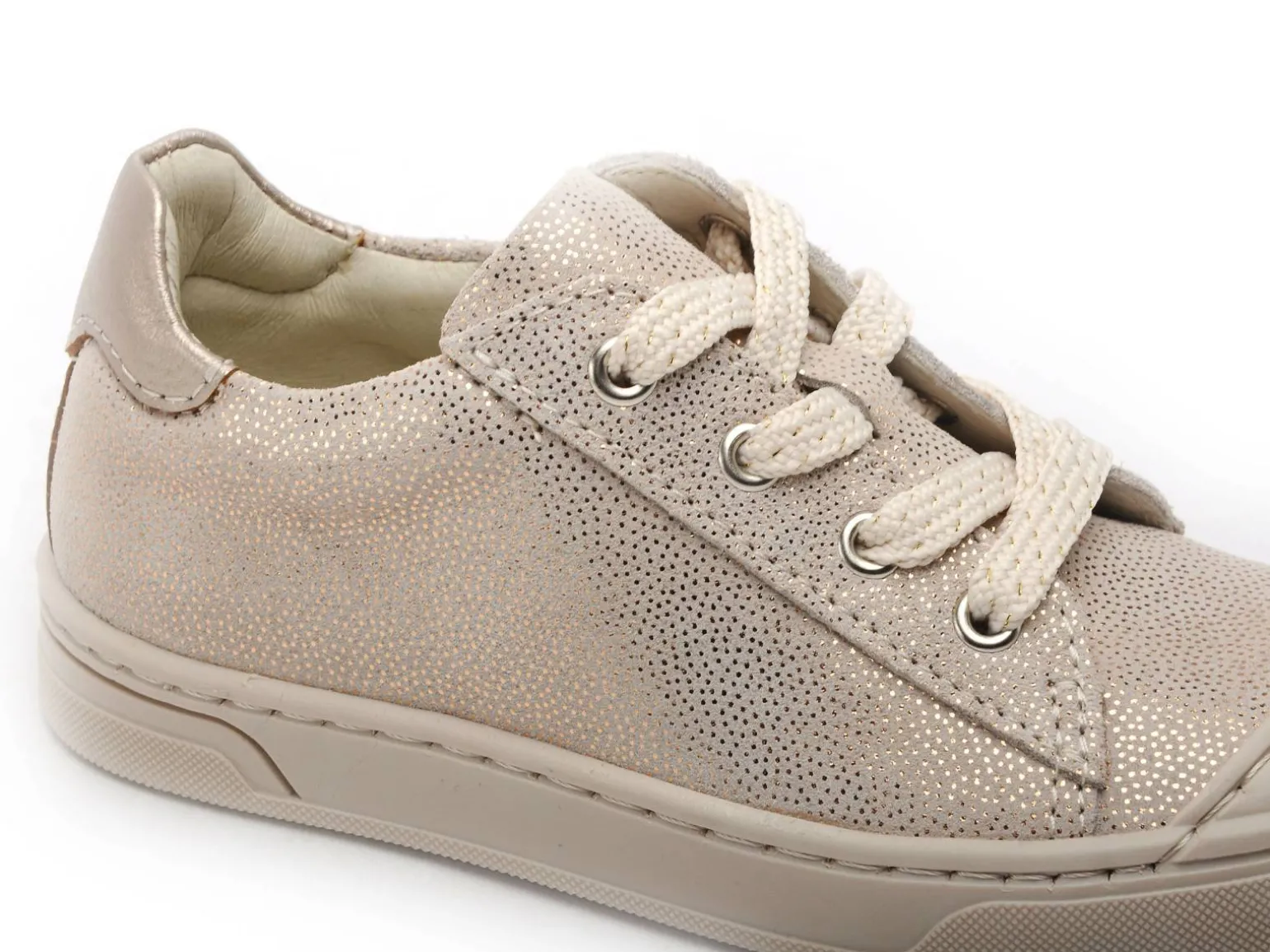 Bellamy KIDS FILLES INDY Beige Baskets Basses Fille