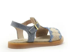 Bopy EPIDAURE Bleu Sandales Fille