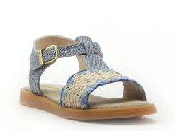 Bopy EPIDAURE Bleu Sandales Fille