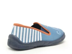Bossi Chaussons GENTIL SB 1167 Bleu Chaussons Garçon