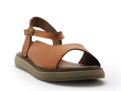 BUENO FLAVIE B 25WE2503 525 Marron Sandales Plates Femme