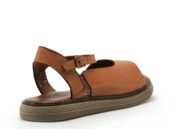 BUENO FLAVIE B 25WE2503 525 Marron Sandales Plates Femme