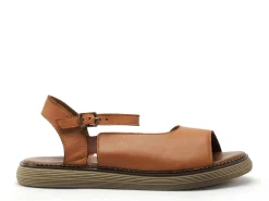 BUENO FLAVIE B 25WE2503 525 Marron Sandales Plates Femme