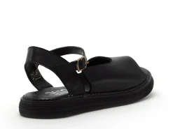 BUENO FLAVIE B 25WE2503 525 Noir Sandales Plates Femme