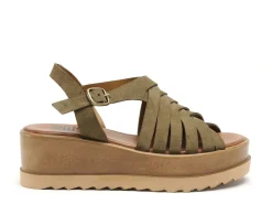 BUENO KIERA Kaki Sandales à Talons Femme