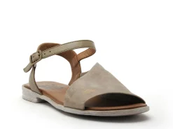 BUENO SANDRA B B025WN5001525034 Kaki Sandales Plates Femme