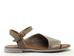 BUENO SANDRA B B025WN5001525034 Kaki Sandales Plates Femme