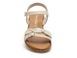 Carla Tortosa 11735 Beige Sandales Plates Femme