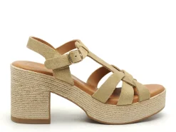 Carla Tortosa 32563 Beige Sandales à Talons Femme