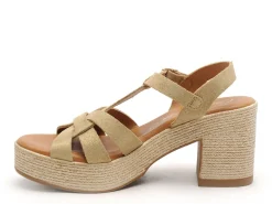 Carla Tortosa 32563 Beige Sandales à Talons Femme
