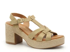 Carla Tortosa 32563 Beige Sandales à Talons Femme