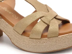 Carla Tortosa 32563 Beige Sandales à Talons Femme