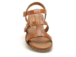 Carla Tortosa 11616 Marron Sandales Plates Femme