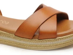 Carla Tortosa 14749 Marron Sandales Plates Femme