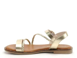 Carla Tortosa 11741 Or Sandales Plates Femme