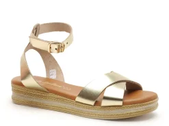 Carla Tortosa 14749 Or Sandales Plates Femme