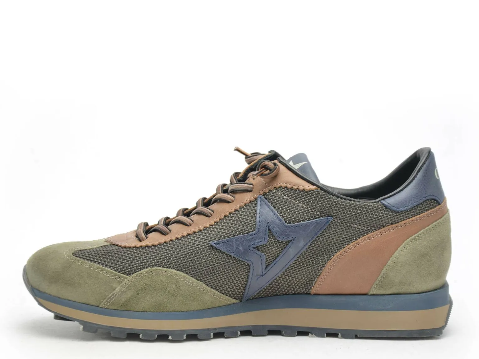 Cetti C1259 Kaki Baskets Basses Homme