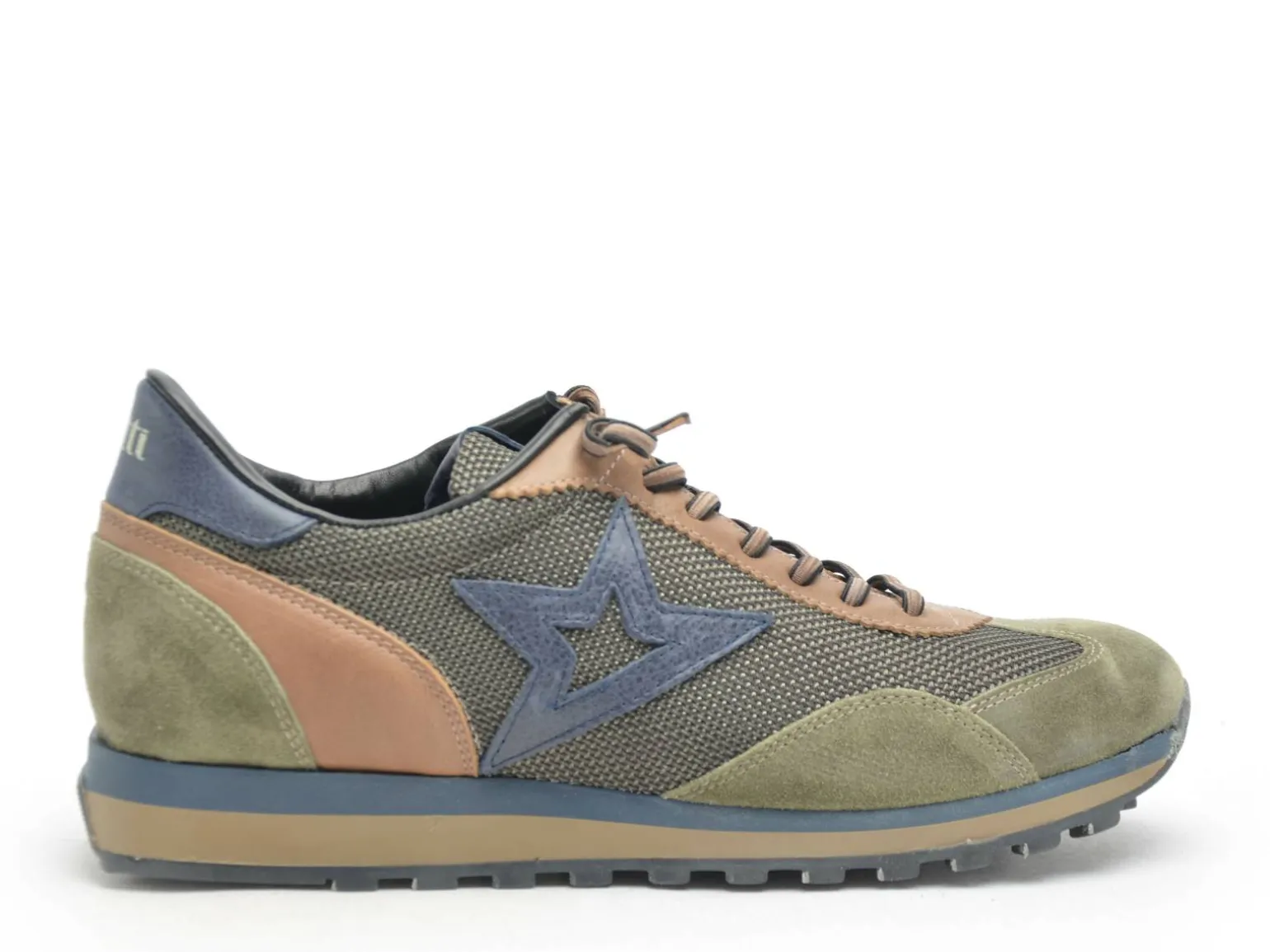 Cetti C1259 Kaki Baskets Basses Homme