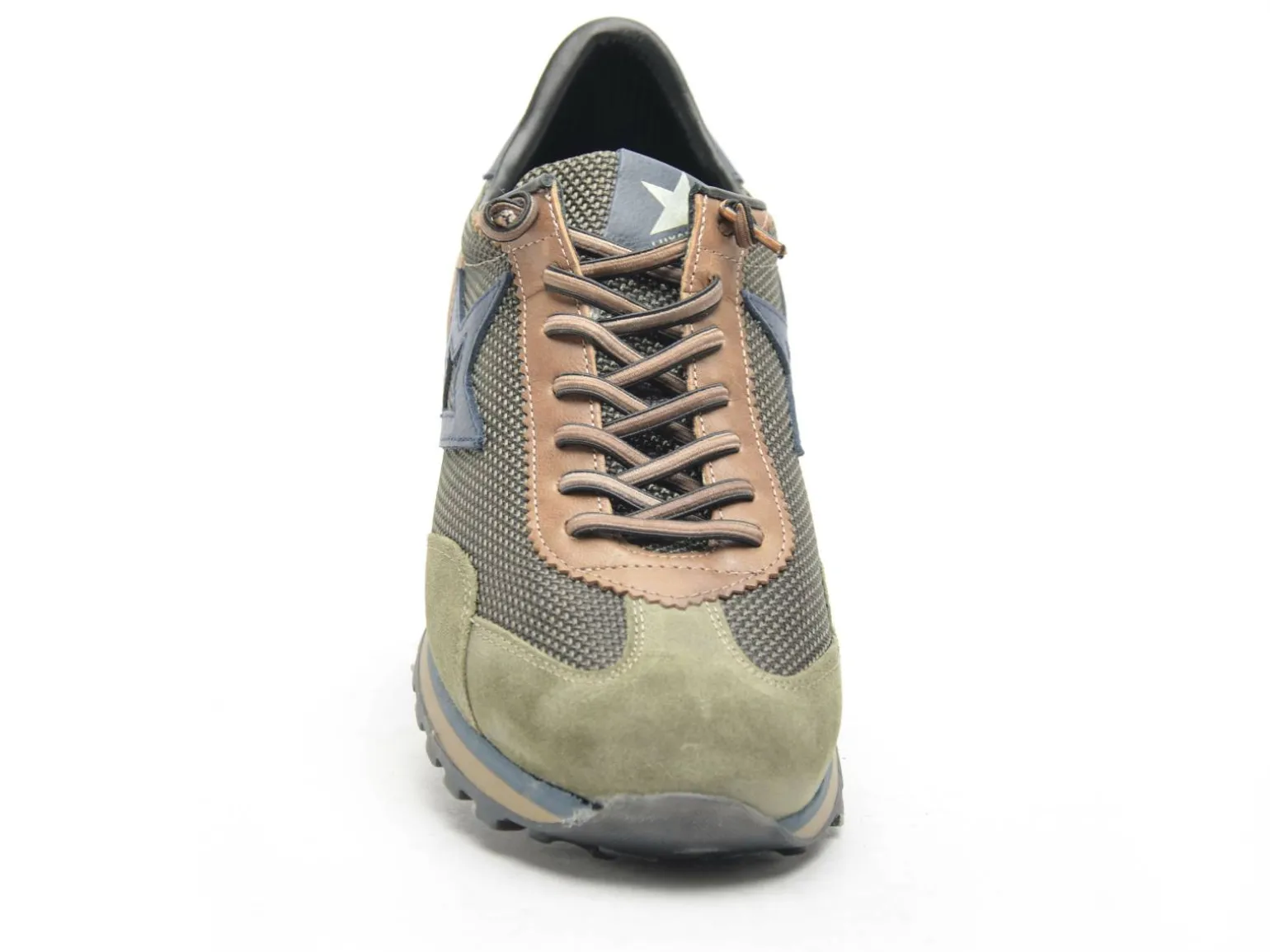 Cetti C1259 Kaki Baskets Basses Homme
