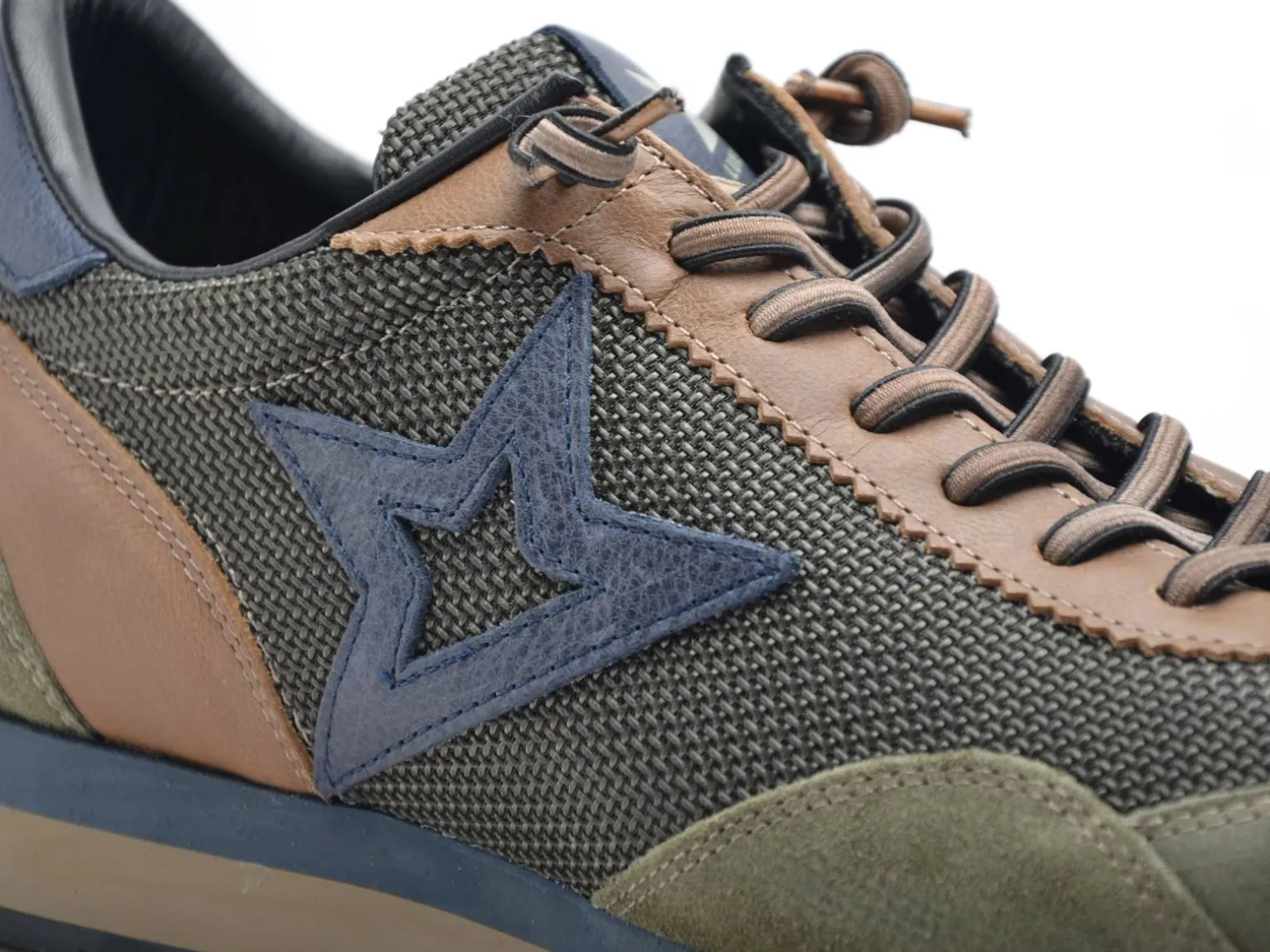 Cetti C1259 Kaki Baskets Basses Homme