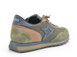Cetti C1259 Kaki Baskets Basses Homme
