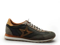 Cetti C1259 Kaki Baskets Basses Homme