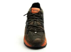 Cetti C1327 Kaki Baskets Basses Homme